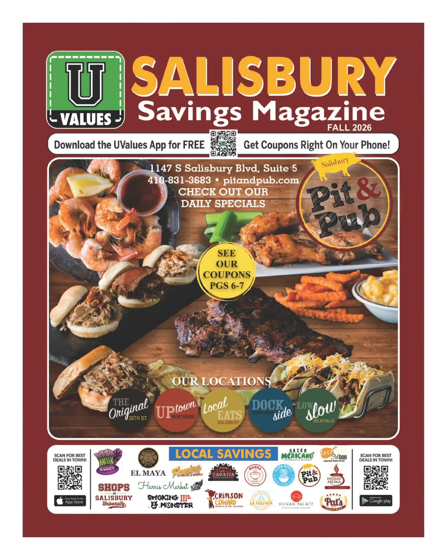 Fall 2026 Salisbury Savings Magazine cover in Salisbury, MD — UValues Savings